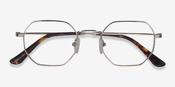 Silver Soar -  Vintage Metal Eyeglasses