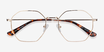 Golden Octave -  Vintage Metal Eyeglasses