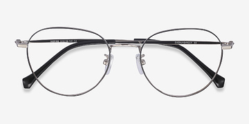 Black Silver Inspire -  Légèreté Métal Lunettes de vue