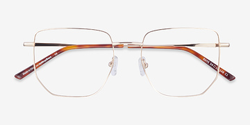 Gold Rhys -  Classic Metal Eyeglasses