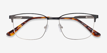 Black Leopold -  Metal Eyeglasses