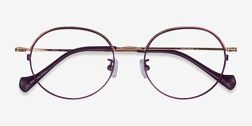 Purple  Rose Gold Patel -  Métal Lunettes de vue