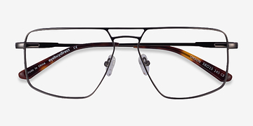 Dark Gunmetal Orson -  Metal Eyeglasses
