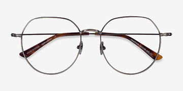 Brushed Gunmetal Emotion -  Metal Eyeglasses