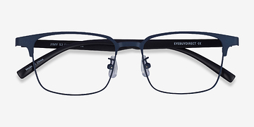 Matte Navy Black Jimy -  Plastique Lunettes de vue