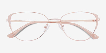 Gold Nude Operetta -  Metal Eyeglasses