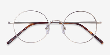 Matte Silver Lanscilo -  Métal Lunettes de vue