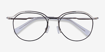 Silver Black Duo -  Métal Lunettes de vue