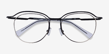 Black Silver Duo -  Métal Lunettes de vue