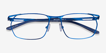 Bleu Careerist -  Métal Lunettes de vue