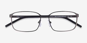 Matte Gunmetal Zayn -  Metal Eyeglasses