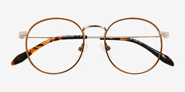 Coffee Wistful -  Metal Eyeglasses