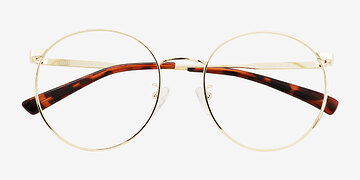 Light Gold Zotte -  Métal Lunettes de vue