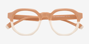 Pink White Vesper -  Acetate Eyeglasses