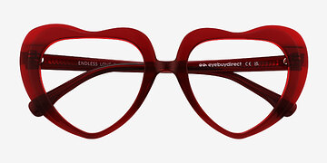 Rouge Endless Love -  Acétate Lunettes de vue