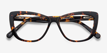 Tortoise Charlotte -  Vintage Acetate Eyeglasses
