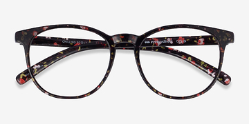 Red/Floral Chilling -  Classiques Plastique Lunettes de vue