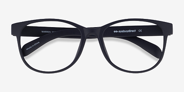 Matte Navy Warren -  Légèreté Plastique Lunettes de vue
