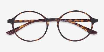 Matte tortoise Poetic -  Lightweight Plastic Eyeglasses