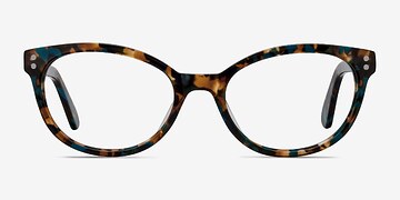 Brown Floral Valentina -  Acétate Lunettes de vue