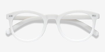 Matte White Solar -  Plastique Lunettes de vue