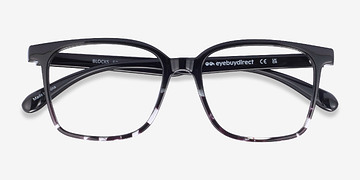 Black Clear Blocks -  Légèreté Plastique Lunettes de vue