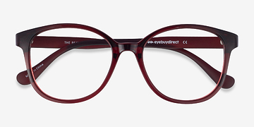 Burgundy The Beat -  Légèreté Plastique Lunettes de vue