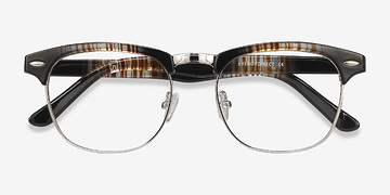 Rayures Coexist -  Vintage Plastique Lunettes de vue