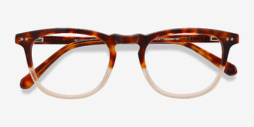 Tortoise Clear Illusion -  Vintage Acétate Lunettes de vue