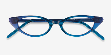 Bleu Hush -  Vintage Acétate Lunettes de vue