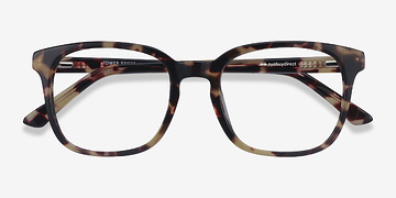 Tortoise Tower -  Geek Acetate Eyeglasses