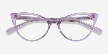 Clear Purple Quartet -  Coloré Acétate Lunettes de vue