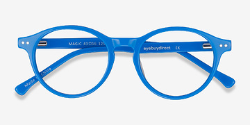 Bleu Magic -  Coloré Acétate Lunettes de vue