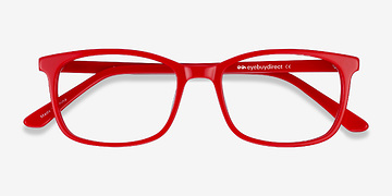 Rouge Equality -  Coloré Acétate Lunettes de vue