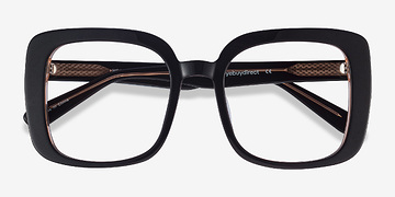 Dark Coffee Heather -  Vintage Acétate Lunettes de vue