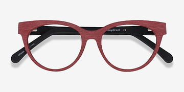 Berry Red Paula -  Vintage Acétate Lunettes de vue