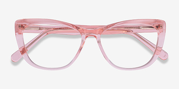 Clear Pink Charlotte -  Acétate Lunettes de vue