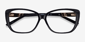 Noir Elegance -  Acétate Lunettes de vue