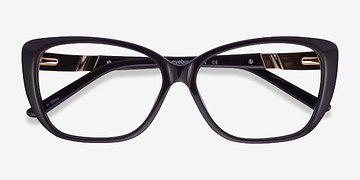 Violet Elegance -  Coloré Acétate Lunettes de vue