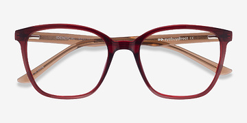 Clear Red & Clear Brown Identical -  Geek Plastique Lunettes de vue