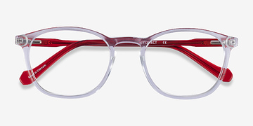 Clear Red Skate -  Acétate Lunettes de vue