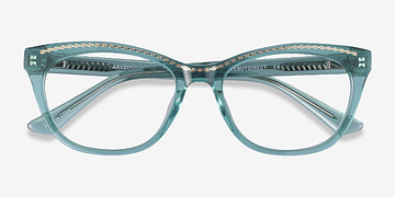 Clear Green Gold Arabesque -  Acétate Lunettes de vue