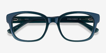 Iridescent Dark Green Neon -  Acétate Lunettes de vue