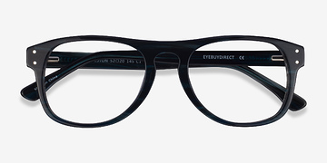 Dark Blue Striped Galveston -  Acétate Lunettes de vue