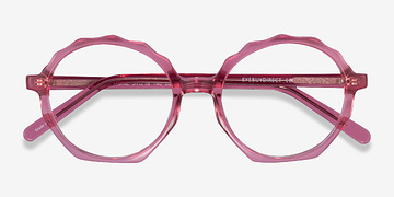Clear Pink Anemone -  Acétate Lunettes de vue