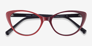 Red Twinkle -  Acetate Eyeglasses