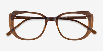 Clear Brown Magnolia -  Acétate Lunettes de vue
