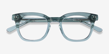 Clear Green Acoustic -  Acetate Eyeglasses