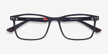 Matte Black Platform -  Plastic Eyeglasses