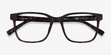 Matte Tortoise Alder -  Plastique Lunettes de vue